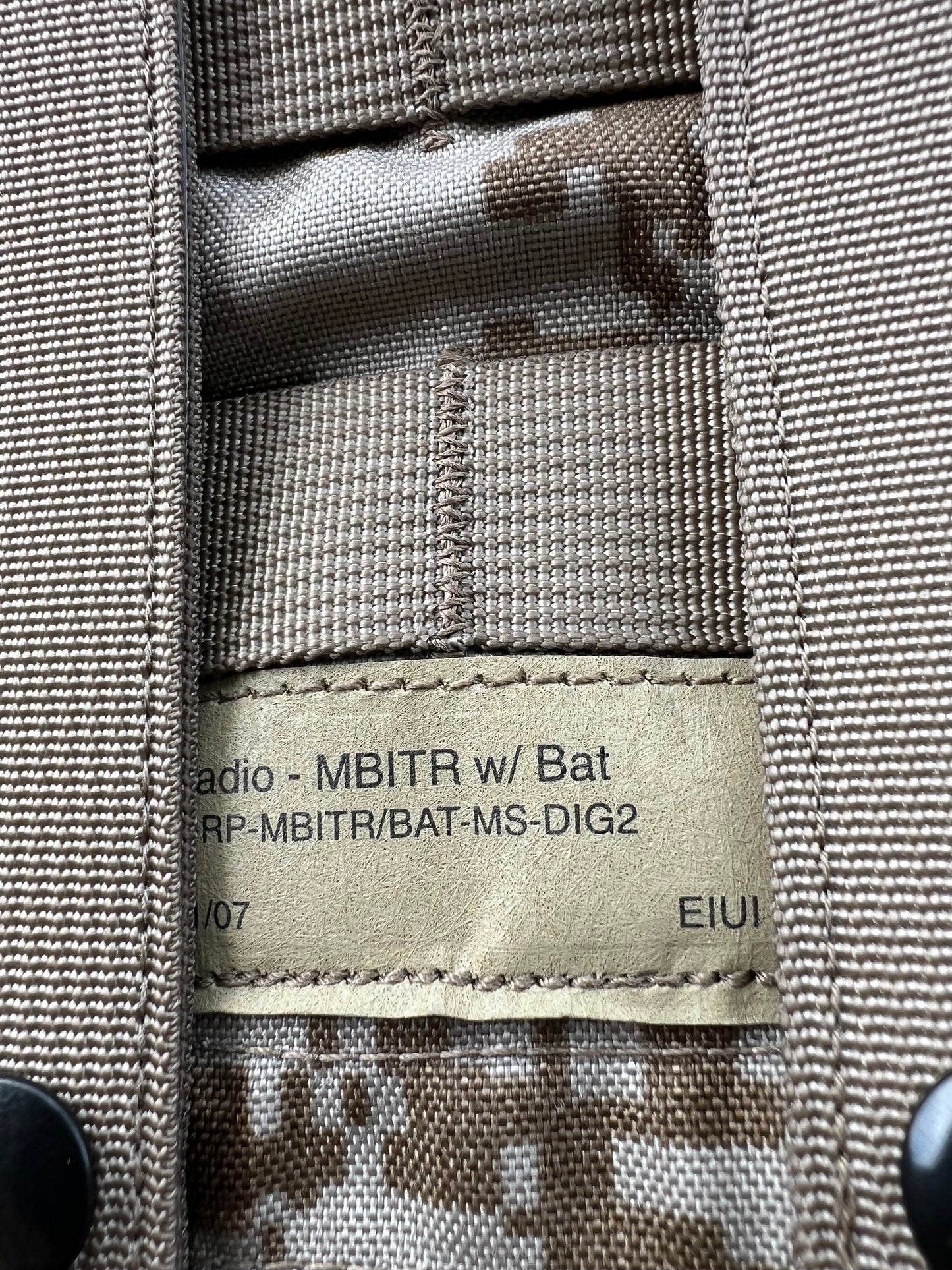 Eagle Allied Dig MBITR Radio Pouch with battery