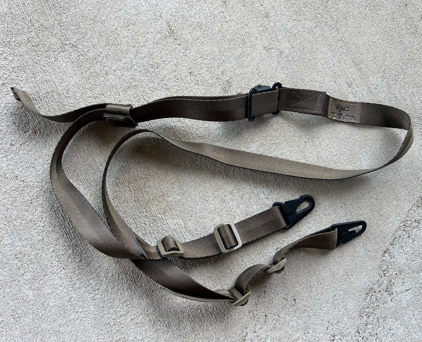 Viking Tactics VTAC Sling MK1 Coyote Tan with H&K style clips