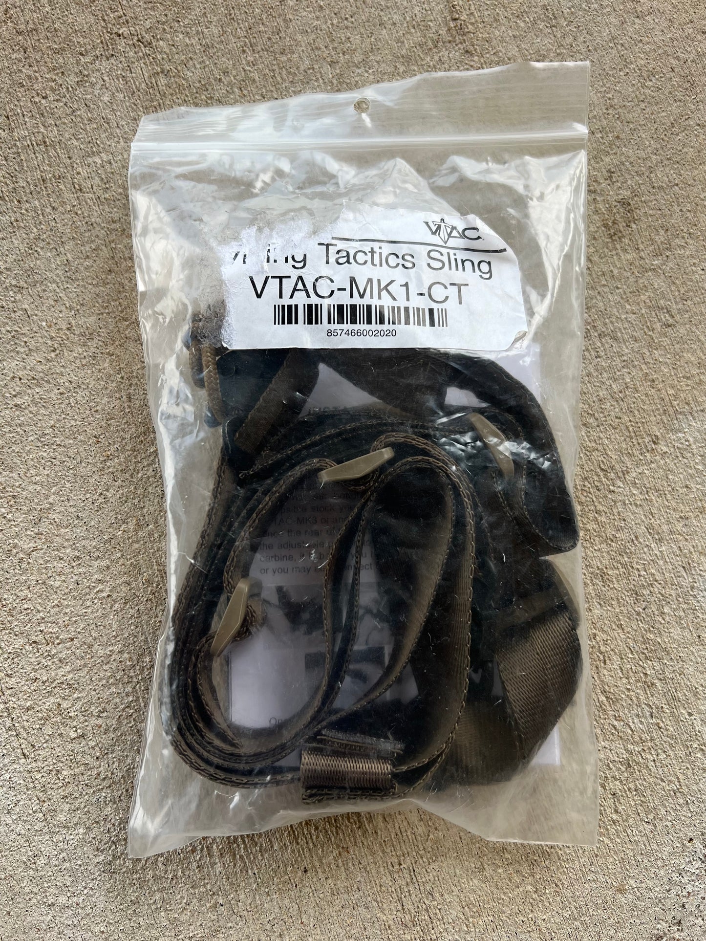 Viking Tactics VTAC Sling MK1 Coyote Tan with H&K style clips