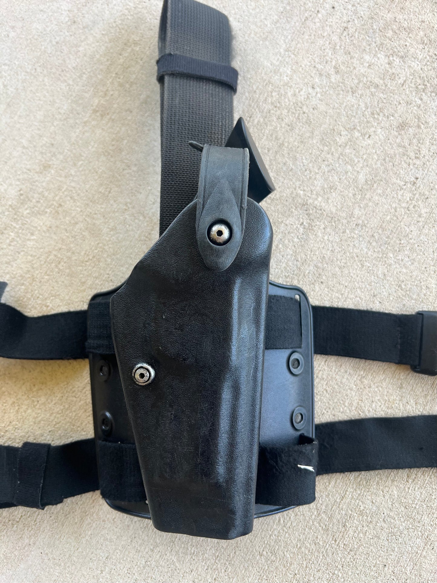 Safariland 6004-73 Drop Leg Tactical Holster Black Beretta 92 RH