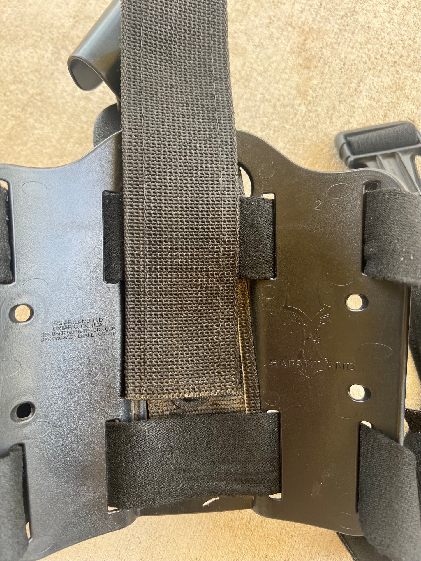 Safariland 6004-73 Drop Leg Tactical Holster Black Beretta 92 RH