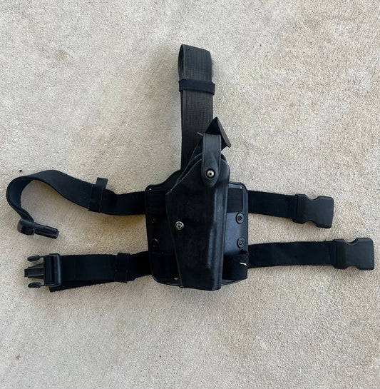 Safariland 6004-73 Drop Leg Tactical Holster Black Beretta 92 RH
