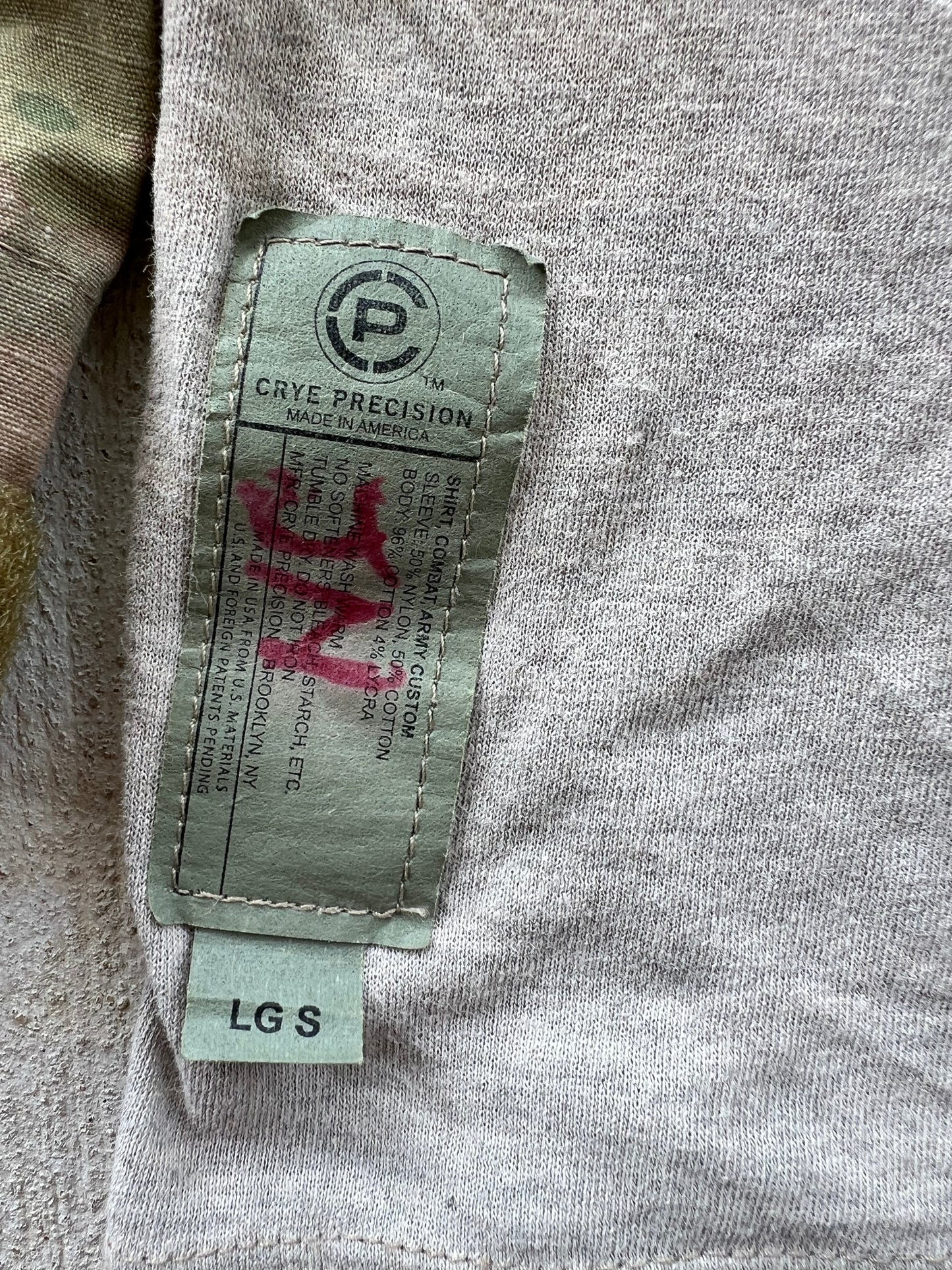 Crye Precision G2 large short multicam combat shirt